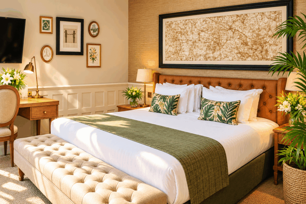 delux double room wokefield mansion soul network summer weekender